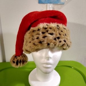 🎄Santa  Leopard Hat🎄